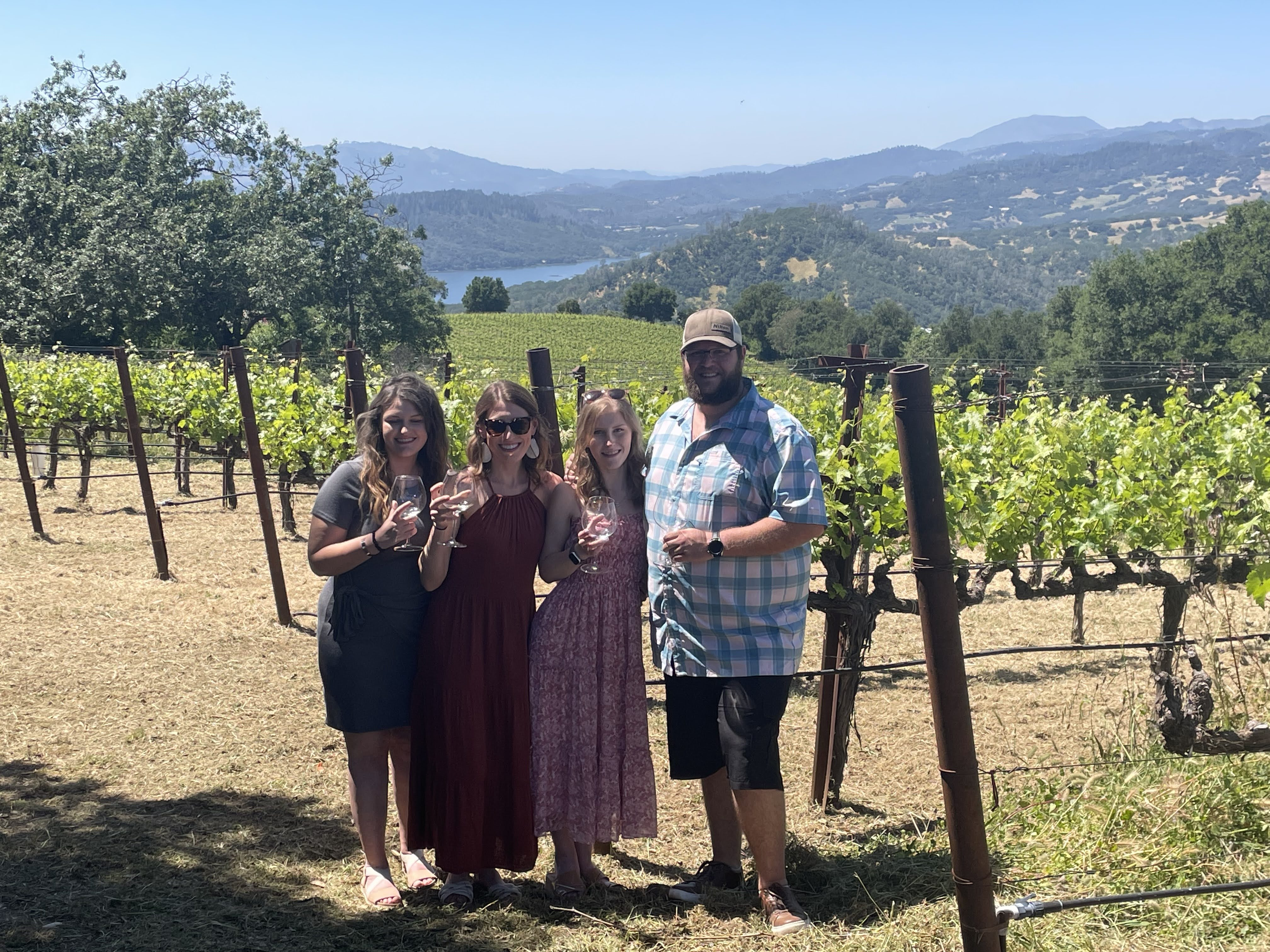 Family at Chappellet Winery